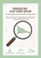 Vorschau - Unterrichtsreihen - Arbeitsheft Dreiecke – selbstorientiert & motivierend - Deckblatt