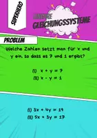Vorschau - Stundenentwürfe - Algebra - Gruppenpuzzle lineare Gleichungssysteme - Seite 2
