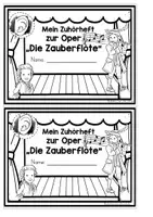Vorschau - Unterrichtsreihen - "Die Zauberflöte": Flipbook zum Werkhören für die Grundschule mit Schreibaufgaben - Seite 1