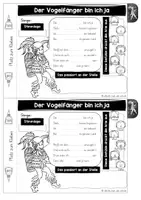 Vorschau - Unterrichtsreihen - "Die Zauberflöte": Flipbook zum Werkhören für die Grundschule mit Schreibaufgaben - Seite 2