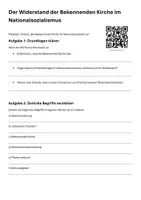 Vorschau - Arbeitsblätter - Der Widerstand der Bekennenden Kirche im Nationalsozialismus (Audio mit Aufgaben und Lösungen sowie Infotafel) - Seite 2