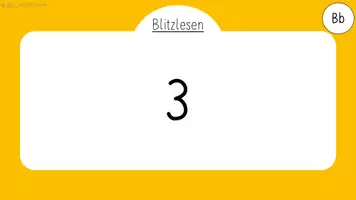 Vorschau - Präsentationen/Tafelbilder - Blitzlesen 1. Klasse (Buchstabe B) - Seite 3