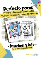 Vista previa - Manualidades / Dibujos para colorear - Color by Note – Cupido San Valentín | Lectura de Notas - página 1