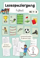 Vorschau - Arbeitsblätter - Fußball: Lesen, Zuhören, kreatives Schreiben | Materialpaket Kl. 1 - 4 - Seite 1