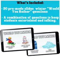 Vorschau - Präsentationen/Tafelbilder - Would you Rather Winter Würdest du lieber - Seite 1