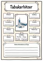Vorschau - Unterrichtsreihen - Steckbrief Droge Tabakerhitzer – Drogenprävention - Deckblatt