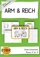 Vorschau - Unterrichtsreihen - ETHIK - ARM UND REICH - Deckblatt