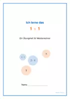 Vorschau - Arbeitsblätter - XXL Einmaleins Komplettpaket: Kleines & Großes 1x1 | Faltblätter & Tests - Deckblatt