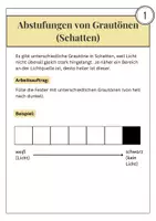 Vorschau - Arbeitsblätter - Materialpaket Hell-Dunkel-Technik (Chiaroscuro) - Seite 1