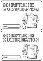 Vorschau - Arbeitsblätter - Schriftliche Multiplikation MINI-HEFT (Mathe Klasse 4) - Seite 2