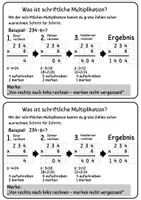 Vorschau - Arbeitsblätter - Schriftliche Multiplikation MINI-HEFT (Mathe Klasse 4) - Seite 3