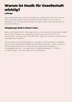 Vorschau - Unterrichtsreihen - Musik, Gesellschaft & Identität im Musikunterricht – Wie Musik Werte, Protest und Zugehörigkeit ausdrückt (Sek I & II) - Seite 1