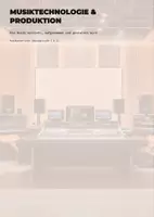 Vorschau - Unterrichtsreihen - Musiktechnologie & Produktion im Musikunterricht – Wie moderne Songs entstehen (Sek I & II) - Deckblatt