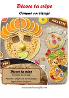 Aperçu - Apprentissages en autonomie - Décore ta crêpe comme un visage - Jeu pour la Chandeleur - Page de couverture