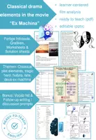 Vorschau - Arbeitsblätter - Classical drama elements in the movie “Ex Machina” - Deckblatt