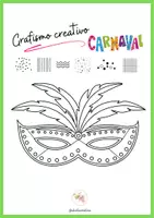 Vista previa - Manualidades / Dibujos para colorear - Grafismo creativo de Carnaval - página 1