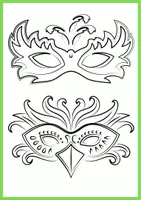 Vista previa - Manualidades / Dibujos para colorear - Photocall de Carnaval - Accesorios - página 2