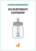 Vorschau - Arbeitsblätter - Elektroskop bauen - Strom sehen Experiment und Arbeitsblätter - Deckblatt