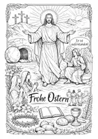 Vorschau - Arbeitsblätter - Wachsendes Materialpaket: Kreative Ausmalbilder Religion - Seite 1