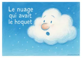 Aperçu - Préparation de séance / Séance complète - kamishibaï - Le nuage qui avait le hoquet - - Page de couverture