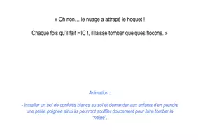 Aperçu - Préparation de séance / Séance complète - kamishibaï - Le nuage qui avait le hoquet - - Page 3