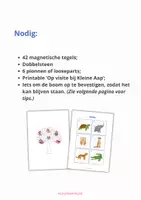 Voorbeeld - Op visite bij Kleine Aap - Kleuterateljee - Pagina 1