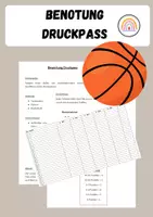 Vorschau - Anderer Materialtyp - Benotung des Druckpasses - Deckblatt