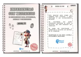 Vista previa - Hojas de trabajo - INFERENCIAS CON MISTERIOS NIVEL 2 - página 1