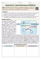 Vorschau - Stundenentwürfe - CRISPR/Cas9 - Genom-Editierung: Aufbau, Funktionsweise und Anwendungen (Oberstufe) - Seite 1