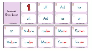 Vorschau - Spiele - Lesespiel Erstes Lesen (Einsterns Schwester) - Seite 1