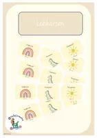 Vorschau - Bildkarten - Materialpaket Kein-Mucksmonster und Lobkarten - Seite 1
