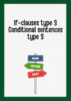 Vorschau - Arbeitsblätter - If clauses type 3 conditional sentences Grammatik Englisch mit Lösungen - Deckblatt