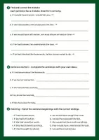 Vorschau - Arbeitsblätter - If clauses type 3 conditional sentences Grammatik Englisch mit Lösungen - Seite 3