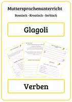 Vorschau - Arbeitsblätter - Glagoli/Verben- Bosnisch/Kroatisch/Serbisch - Deckblatt