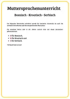 Vorschau - Arbeitsblätter - Glagoli/Verben- Bosnisch/Kroatisch/Serbisch - Seite 1