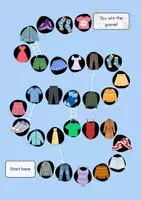 Vorschau - Spiele - Brettspiel zum Thema "clothes" (3.-4.Klasse) - Seite 1