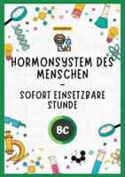 Vorschau - Arbeitsblätter - Hormonsystem des Menschen - Arbeitsblatt - Deckblatt