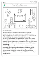 Vorschau - Arbeitsblätter - Fasching/Karneval Lesen Verstehen Malen, Klasse 2, 3, DaZ, differenzierter Lesetext - Seite 3