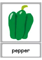 Vorschau - Bildkarten - 25 Flashcards: vegetables (Englisch Grundschule und Klasse 5/6) - Seite 3