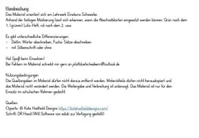 Vorschau - Aufgabenkarten - Abschreibkartei Einsterns Schwester 1. Klasse - Seite 1