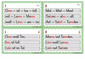 Vorschau - Aufgabenkarten - Abschreibkartei Einsterns Schwester 1. Klasse - Seite 3