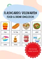 Vorschau - Bildkarten - 30 Flashcards: food & drink (Englisch Grundschule und Klasse 5/6) - Deckblatt