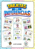 Vista previa - Refuerzo / NEE / Materiales de apoyo - Tarjetas de inferencias (60 situaciones) - Pensamiento crítico y comprensión - Portada