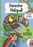 Vorschau - Mal- und Bastelvorlagen - Ausmalbilder Tiere - Tiermandalas mit Wortsuchrätseln - Deckblatt