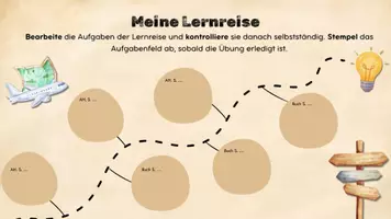 Vorschau - Arbeitsblätter - Freebie: Lernpfad - Selbstständiges Arbeiten - Stempelkarte (Fachübergreifend, Klasse 1-6) - Seite 1