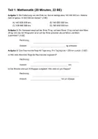 Vorschau - Unterrichtsreihen - Potenzialtest_Klasse4_2026_Version15_Weltall_Planeten - Seite 1