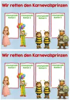 Vorschau - Stundenentwürfe - Mathe Escaperoom Karneval - ZR 1000, Gewichte, geometrische Körper (Würfel) - Seite 3