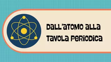 anteprima - Presentazioni / Lavagne - Dall'atomo alla tavola periodica :i modelli quantomeccanici - Pagina di copertina