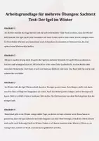 Vorschau - Arbeitsblätter - Leseprobe trainieren: Lesestrategien, Sachtext „Igel“, Analysefragen & Lösungen Klasse 3-4 - Seite 2
