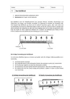 Vorschau - Arbeitsblätter - Arbeitsmaterial zum Arbeiten mit dem Stahllineal - Deckblatt
